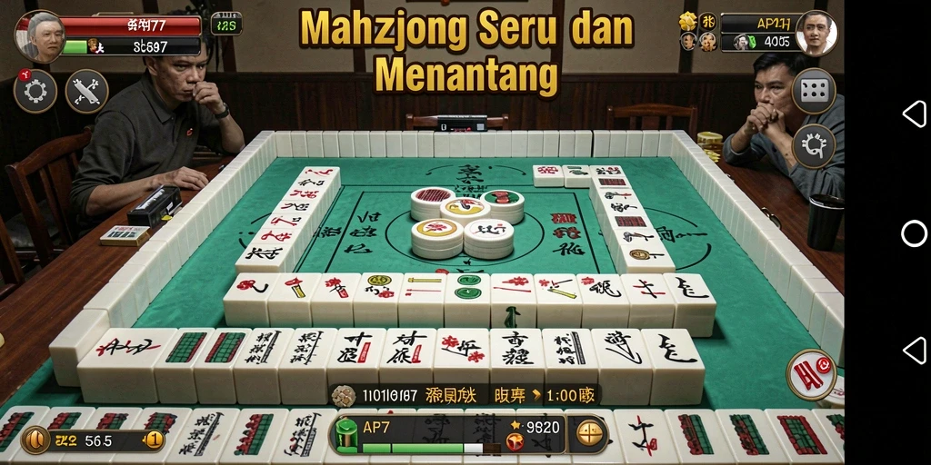 Tampilan gameplay menarik dari permainan Mahjong API77.