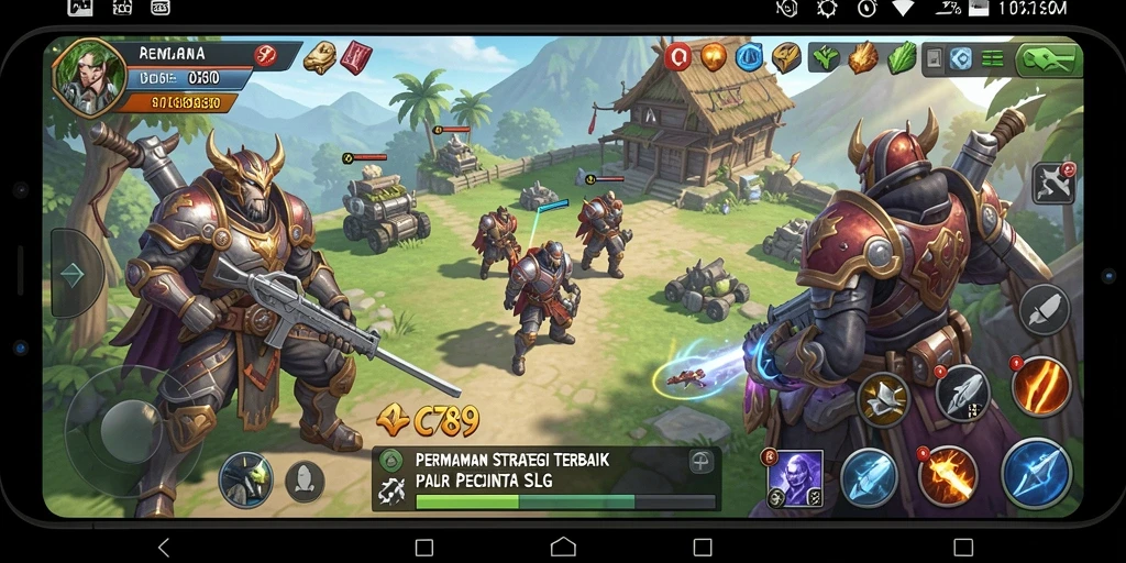 Tampilan gameplay seru C789 dengan strategi mendalam.