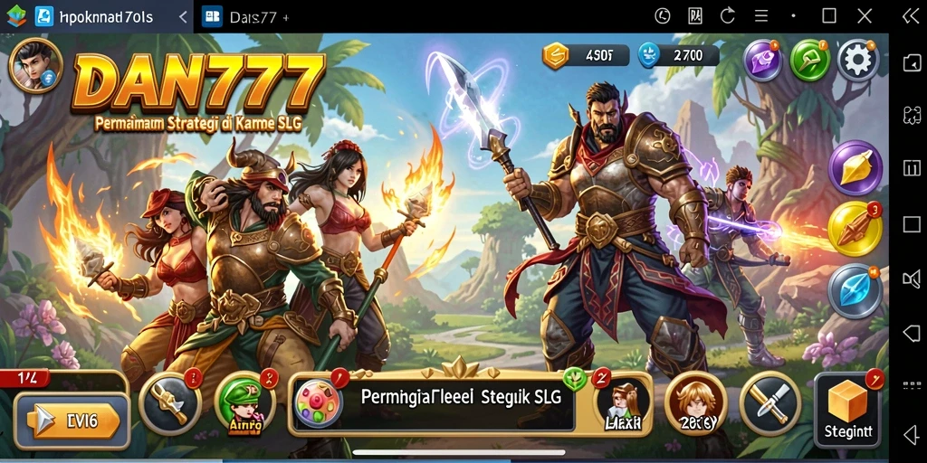 Tampilan gameplay strategis yang mendalam di DAN777.