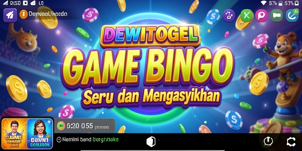 Gameplay DEWITOGEL yang mendebarkan dengan interaksi bingo nyata.