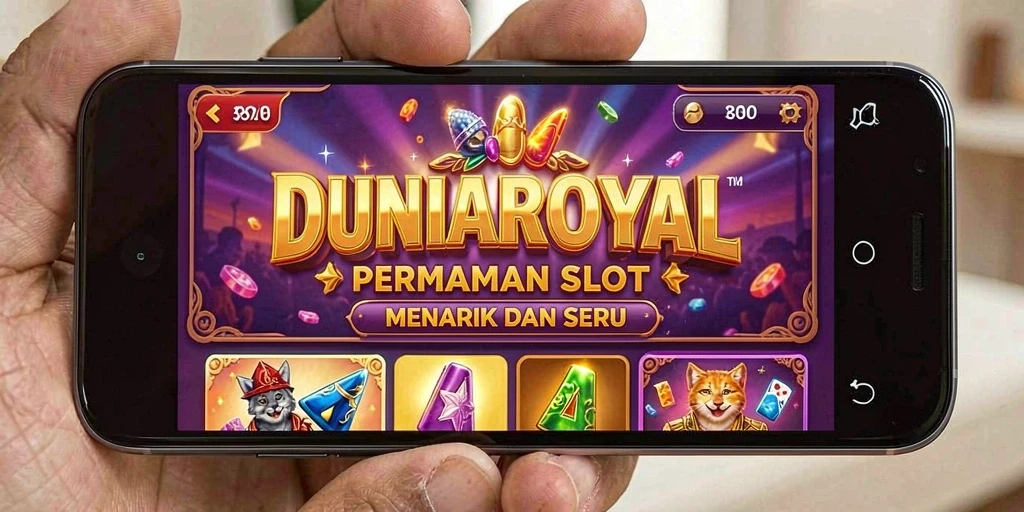 Gameplay seru di DUNIAROYAL dengan berbagai tema slot