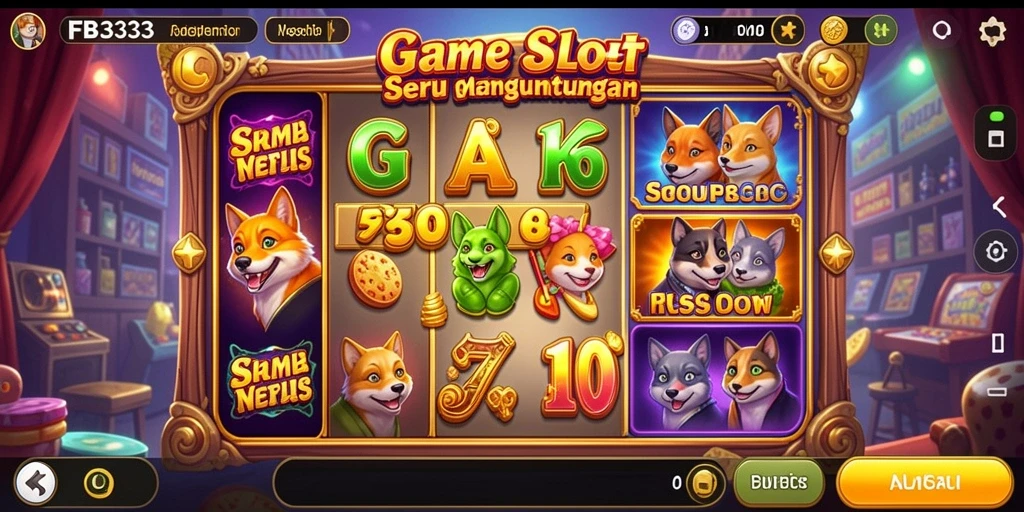 Tampilan menarik dari gameplay FB333 dengan beragam slot.