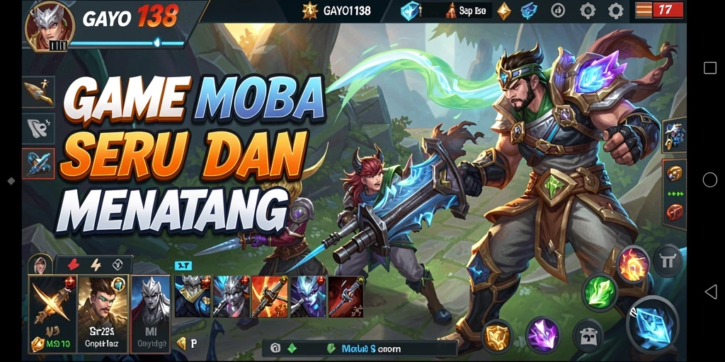 Tampilan seru gameplay GAYO138 di arena pertarungan.
