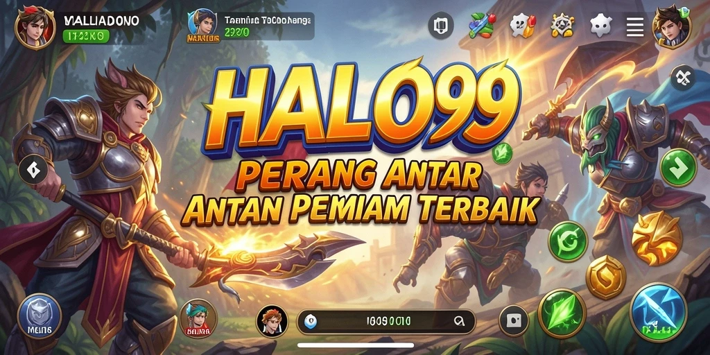 Screenshot gameplay HALO99 yang menampilkan aksi seru di medan tempur.