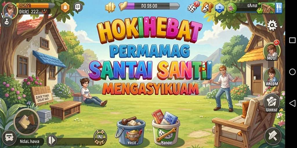 Gambaran gameplay HOKIHEBAT yang seru dan mengasyikkan.