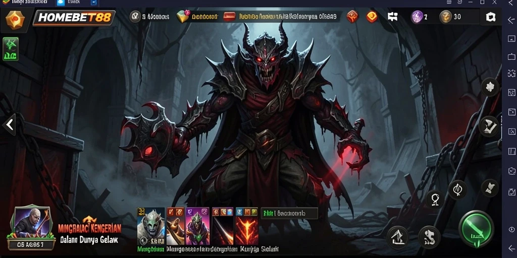 Tangkapan layar HOMEBET88 yang menampilkan suasana gameplay Horror yang mencekam.
