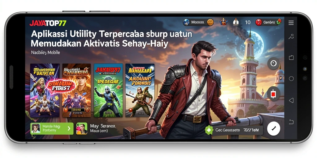 Screenshot utama JAYATOP77 menampilkan antarmuka pengguna yang intuitif.
