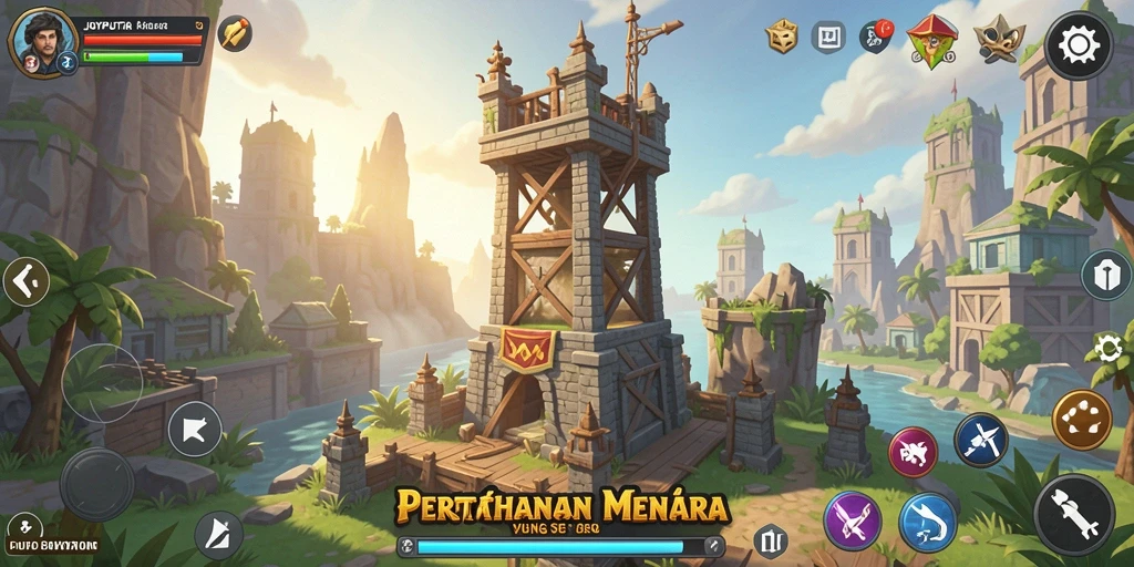 Tampilan gameplay JOYPUTAR yang menegangkan dan penuh strategi.