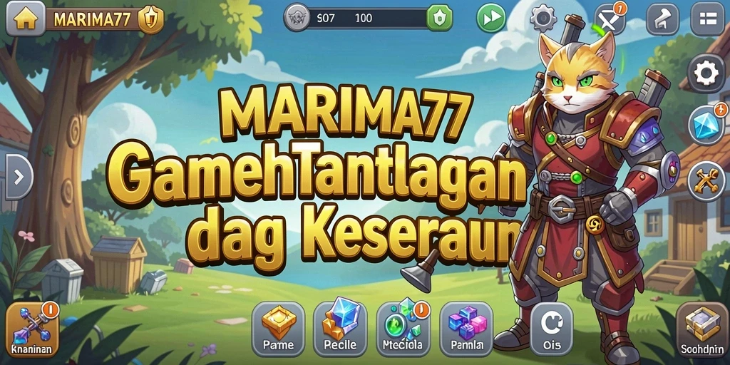 Screenshot utama MARIMA77 menampilkan aksi gameplay Idle yang seru.