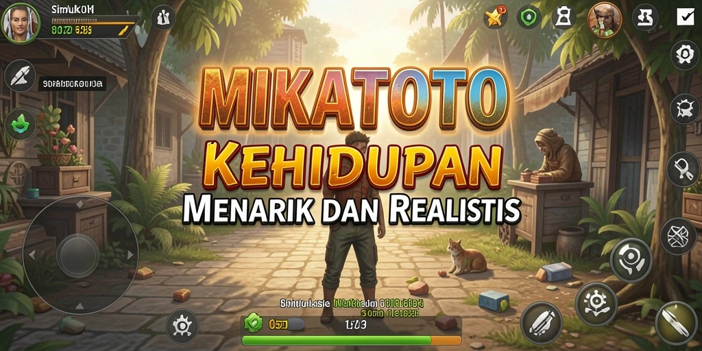 Tampilan gameplay MIKATOTO yang memukau dan interaktif.