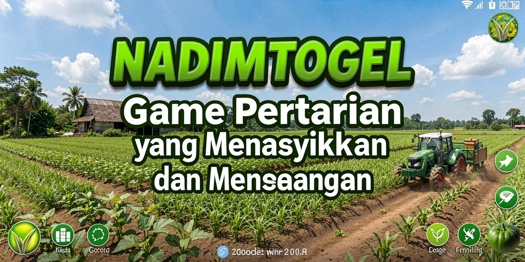 Tampilan gameplay NADIMTOGEL yang seru dan interaktif di dunia pertanian.