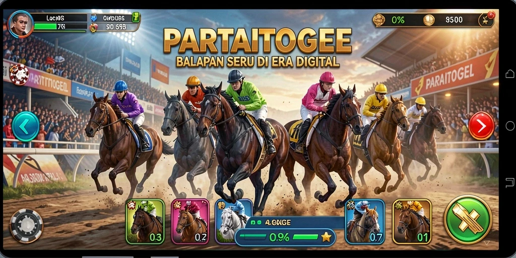 Gameplay seru di PARTAITOGEL dengan balapan mendebarkan.