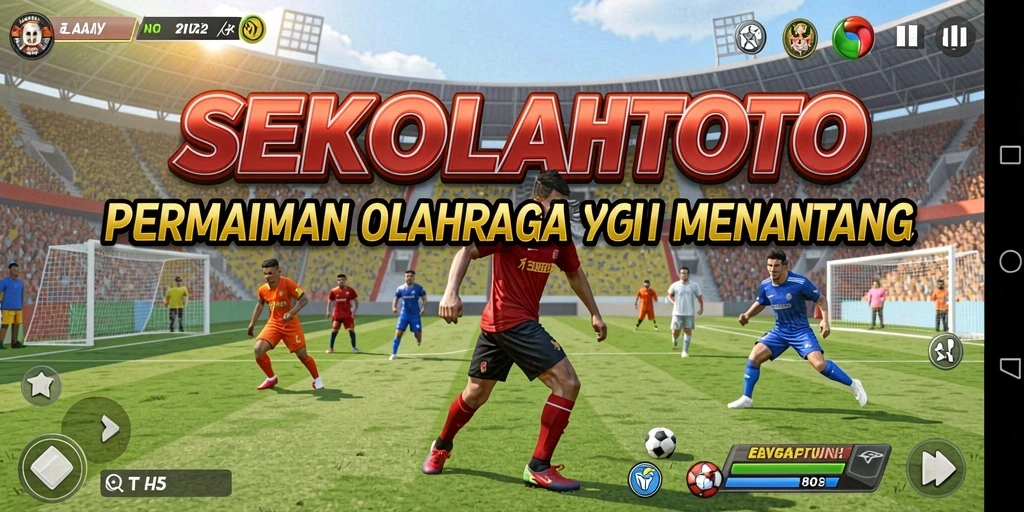 Tangkapan layar menunjukkan gameplay seru dalam SEKOLAHTOTO.